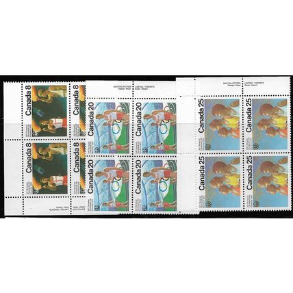 1976 SG 842/844 - MNH (**) - blocks of 4