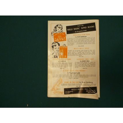 Boys Will Sing, 3 and 4 parts - Boy Scouts - (Mills)