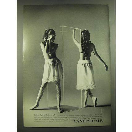 1968 Vanity Fair Pettiskirts Advertisement - photo by Bert Stern