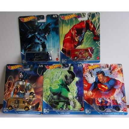 HOT WHEELS DC ' 5 TRUCK ' set (2020)