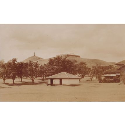 India Military Unidentified View 1914 Real Photo Postcard
