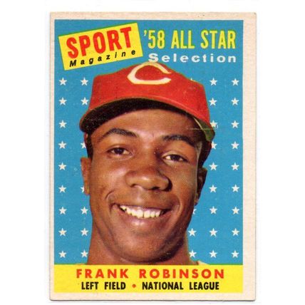 TOPPS 1958 ALL STAR FRANK ROBINSON