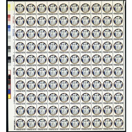 1768, MNH 15¢ Perf Shift Error Full Sheet of 100 Stamps - Stuart Katz