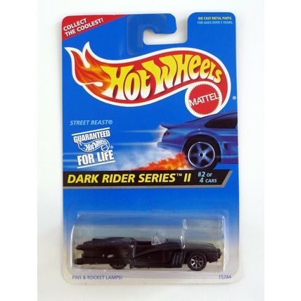Hot Wheels Street Beast #401 Dark Rider Series II 2 of 4 Black Die-Cast Car 1996
