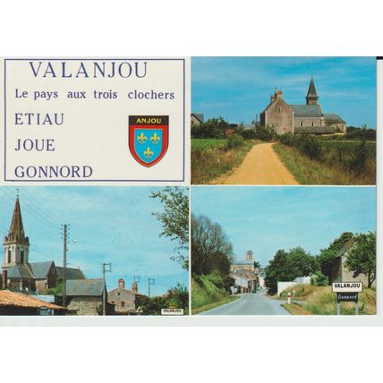 (49) VALANJOU Le pays aux trois clochers - Editions du GABIER, Pierre ARTAUD