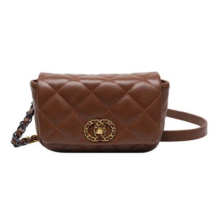Diamond Plaid Pineapple Pattern Mini Bags Shoulder