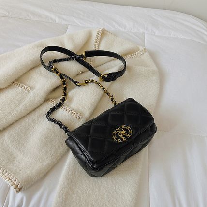 Diamond Plaid Pineapple Pattern Mini Bags Shoulder