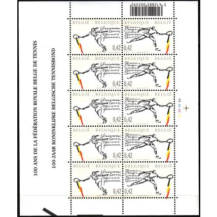 Belgique 2002 Michel Feuille Complet 3102 - 3105 Neuf ** Cote (2008) 30.00 €