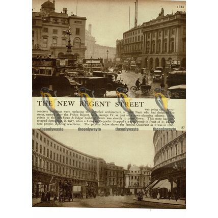 New Regent Street, London,1923, Book Illustration, 1938