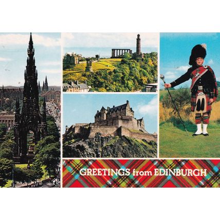 Colour Photo Postcard -Edinburgh Scenes