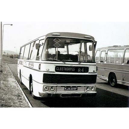 Black & White Photograph of North Western Road Car Ltd. - KJA 259F