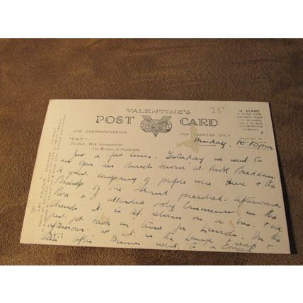 1930s Postcard - Illuminated Douglas promenade, Isle of Man - Artist / A171