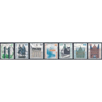 Historic Sites - Germany 1997/98 - F H - MiNr 1932, 1934/8 & 2009