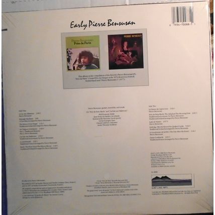 Early Pierre Bensusan - Vinyl LP - 1986 ***SEALED .. NEW***