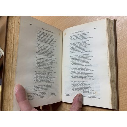 c1886 THE POETICAL WORKS OF ROBERT BURNS ANTIQUE HARDBACK BOOK (P3)