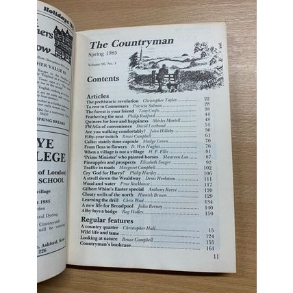 SPRING 1985 "THE COUNTRYMAN" VOL 90 #1 ILLUSTRATED VINTAGE PAPERBACK BOOK (P2)