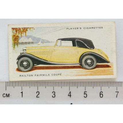 1937 Players Motor Cars 2nd series No. 36 Railton Fairmile Coupe