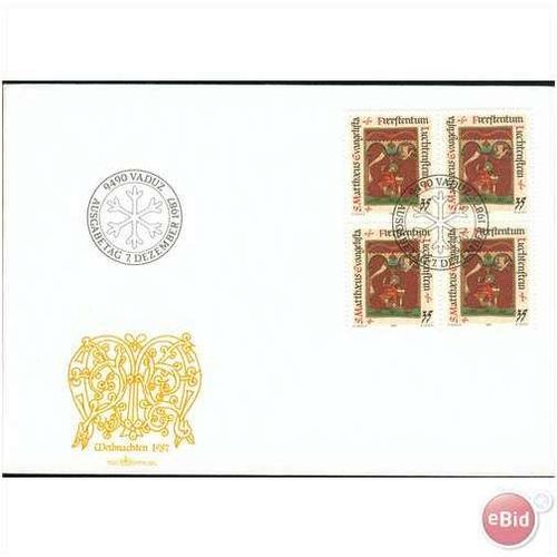 Liechtenstein FDC 1987 - SG 924 - Weinachten (Christmas)