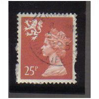 1993/98 GB SCOTLAND 25P RED F/U SGS84