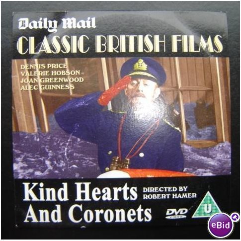 Kind Hearts & Coronets Classic British comedy promo DVD