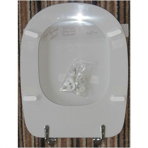 Sottini PALAZZO Resin Replica Seat in White with CP Hinges