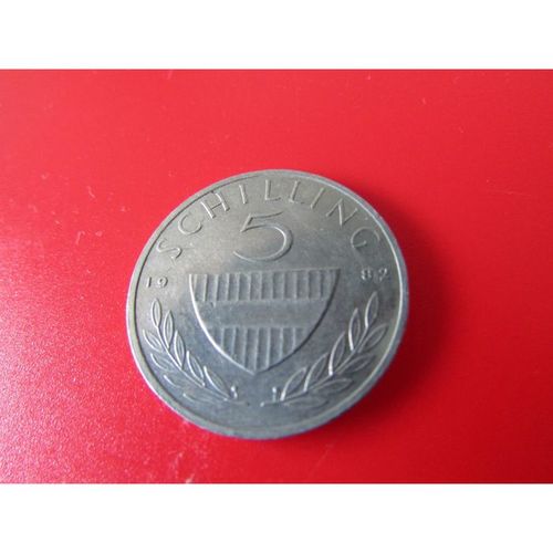 1982 AUSTRIA FIVE SCHILLING FREE POST. T