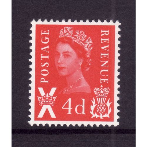 GREAT BRITAIN SCOTLAND 1969 SG S10 4d VERMILION U/M MINT#