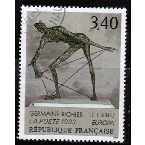 1993 France - Europa Art by Richier 3.40fr - Sc# 2330 used