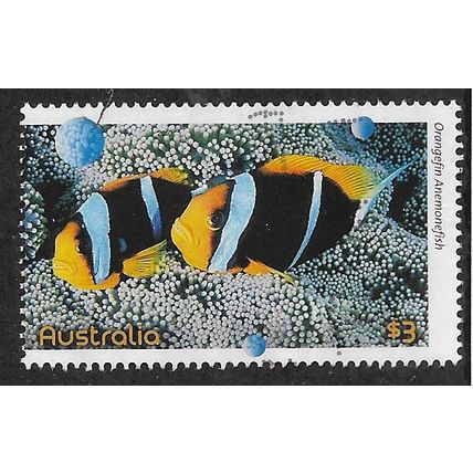 AUS 2010 $3.00 'FISHES OF THE REEF' FINE USED (EBID68-501)