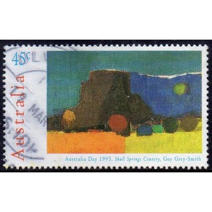 Australia 1995 Australia Day - Skull Springs Country, Guy Grey-Smith 45c Used