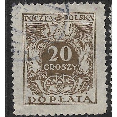 1924/1926 Michel P71 - #2 fine used (o)