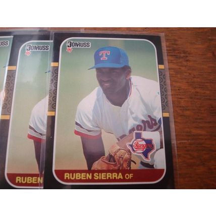 1987 7-Cards, All Rc's, RUBEN SIERRA, HOF, Rangers