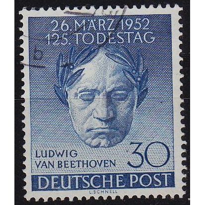 GERMANY BERLIN [1952] MiNr 0087 ( O/used ) [04] Musik