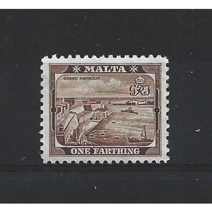 Malta.SG217 1/4d Grand Harbour,Valletta.Mounted Mint.Apr25a