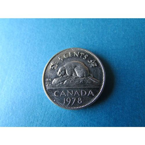 1978 QUEEN ELIZABETH II CANADA FIVE CENTS FREE POST. S