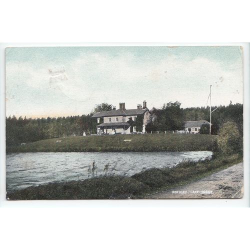 Rothley Lake Lodge Northumberland Ruddock Ltd 1905 Postcard