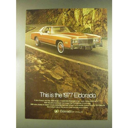 1977 Cadillac Eldorado Ad - This is