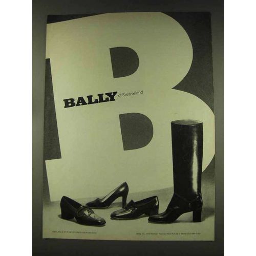 1977 Bally of Switzerland Shoes and Boots Ad