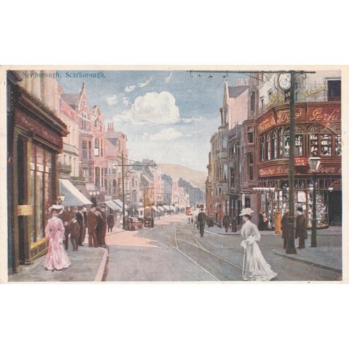 Newborough Scarborough (Showing a Boots Store) Yorkshire Postcard (YKS77603)