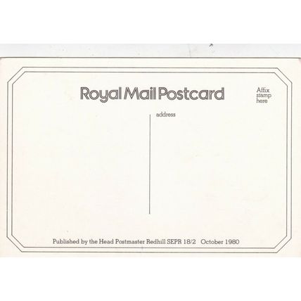 Redhill-Outwood Postbus Royal Mail Postcard unused VGC