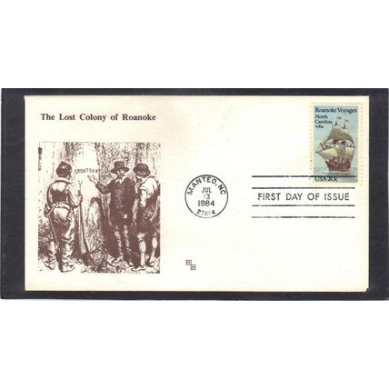 FDC HM 2093 20c Roanoke (Cachet-U/A) CV00034