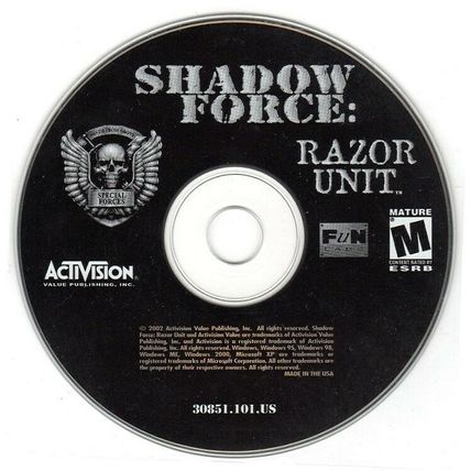 Shadow Force: Razor Unit (PC-CD, 2002) for Windows - NEW CD in SLEEVE