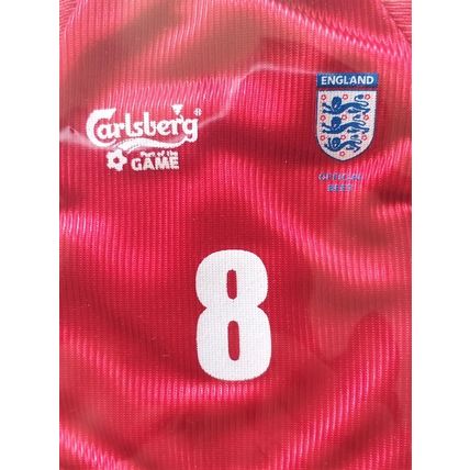 Carlsberg England National Team 2010 Away Retro Mini T-Shirt #8 - New Unused