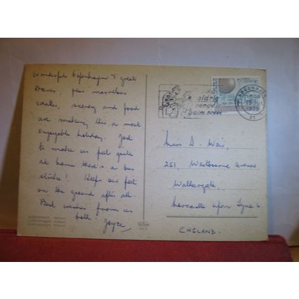 NYHAVN, COPENHAGEN, DENMARK ..used postcard. 1975 postmark #