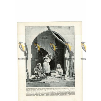 Moorish Women, Algeria, Book Illustration (Print), 1899