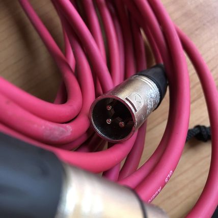 Peyou 25' XLR Microphone Cables Color Quantity 2 Blue Red