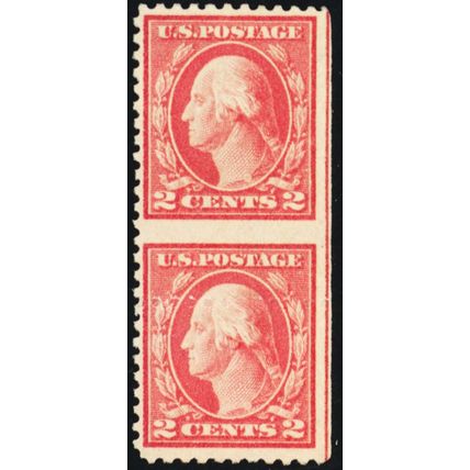 499, Mint LH 2¢ - Looks Like Imperforate Pair Error .. Stuart Katz
