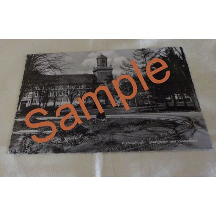6 x Unused Vintage B&W Postcards of Krefeld, Germany