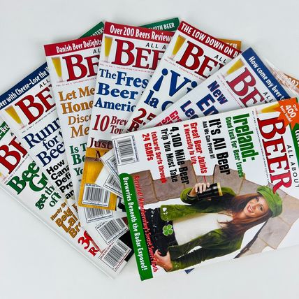 All About Beer Magazine Back Issues (You Pick Edition)