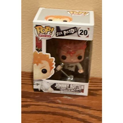 Funko Pop! Rocks: Sex Pistols - Johnny Rotten #20 Figure (Box & Protector)